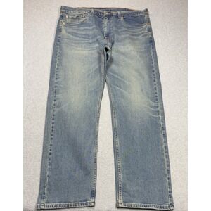 Levis 505 Jeans Mens 38x30 Regular Fit Straight Leg Ranch Rodeo Cowboy Farm